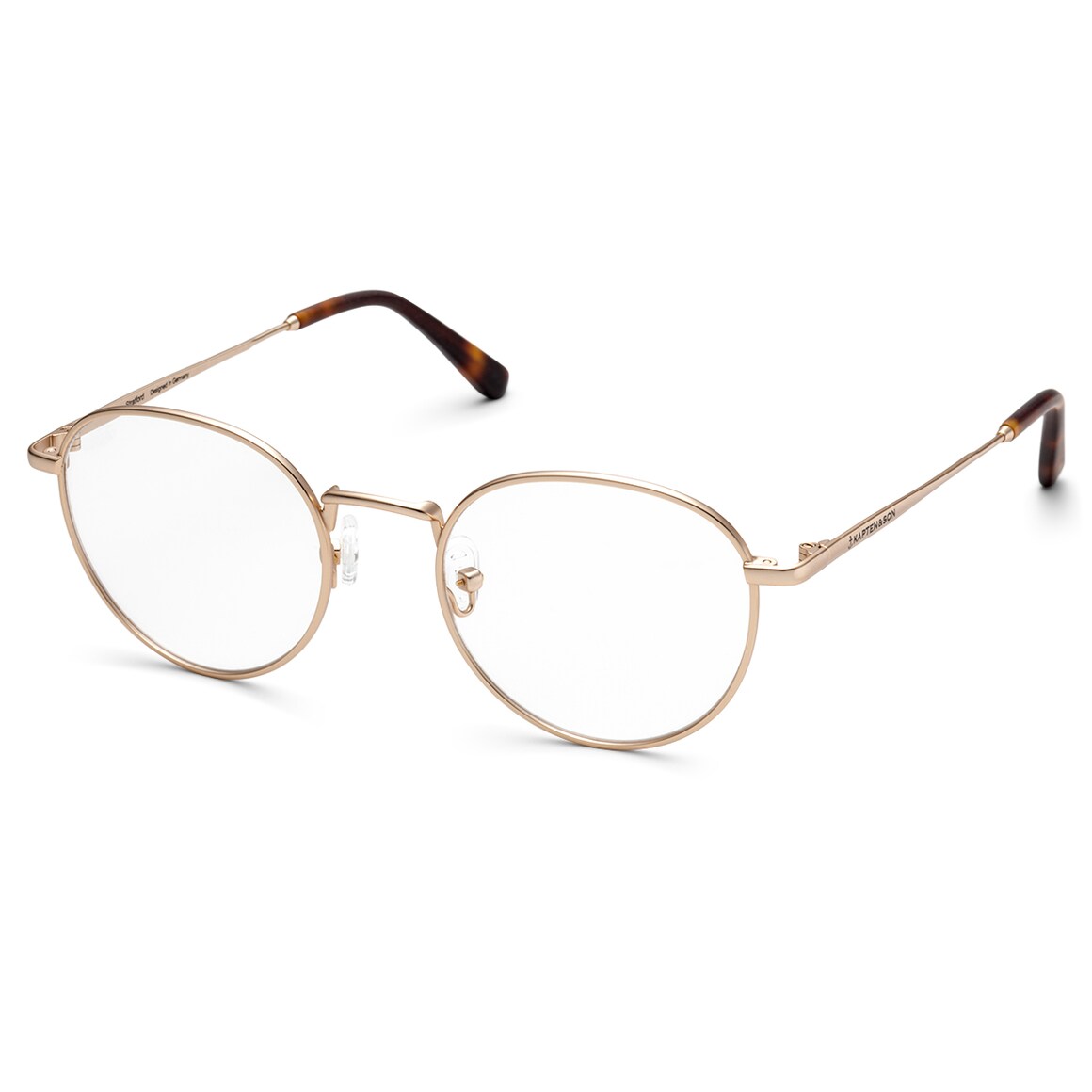 Kpten & Son London Small Matt Gold mit Sehstärke